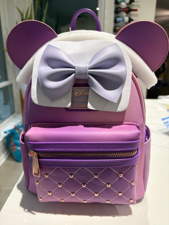 Loungefly Handbags - NWOT Loungefly Disney The Minnie Mouse Classic Series Backpack Lavender Haze